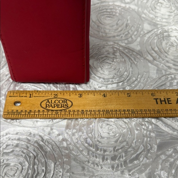 Dolce & Gabbana Make Up Red Dome Cosmetic Pouch with Gold Logo - Picture 10 of 12